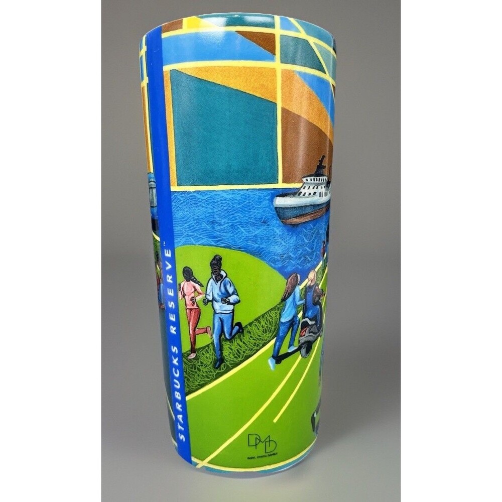 NEW Starbucks Reserve Daryl Myntia Daniels Ceramic Cup Tumbler New York 10 oz